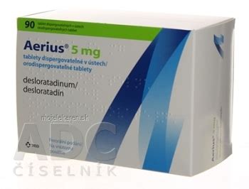 Příbalový leták - AERIUS 5 MG 90X5MG Tablety rychle rozp. - Lékárna.cz