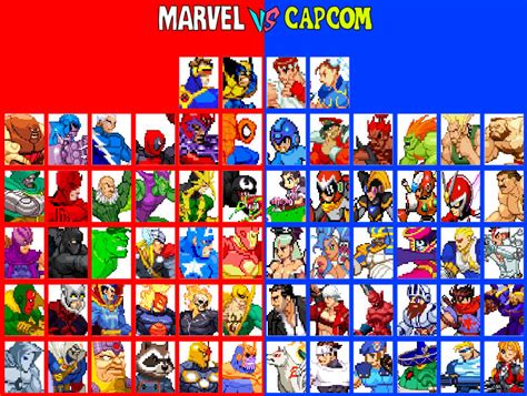 Random Marvel Vs. Capcom Roster by SmashingStar64 on DeviantArt