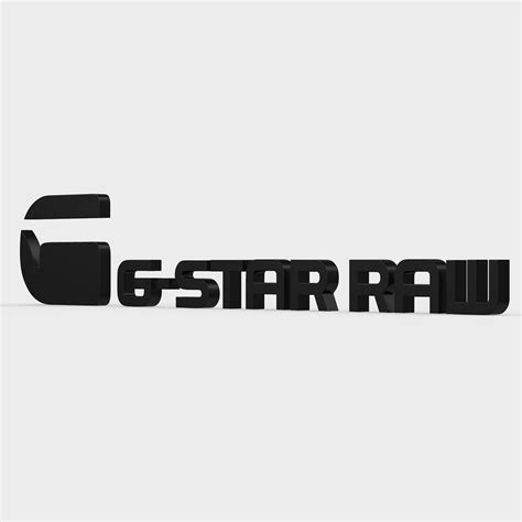 3D g-star raw logo | CGTrader