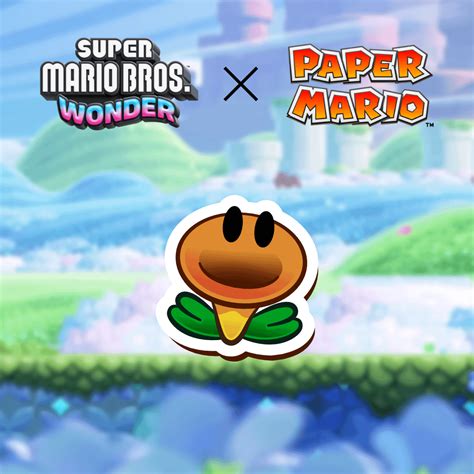 I made the talking flower form Super Mario Bros Wonder : r/papermario