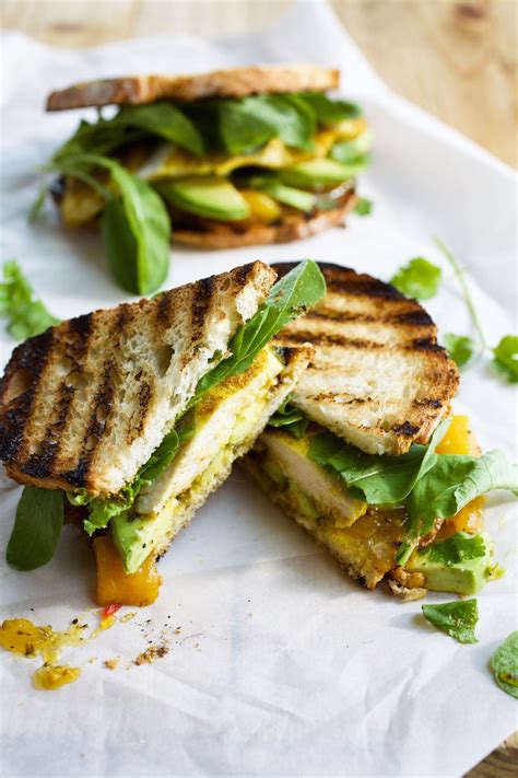 Curried Chicken & Avocado Sandwich | Avocado sandwich, Super healthy ...