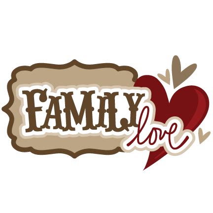 Family Love SVG scrapbook title family svg files family svg scrapbook ...