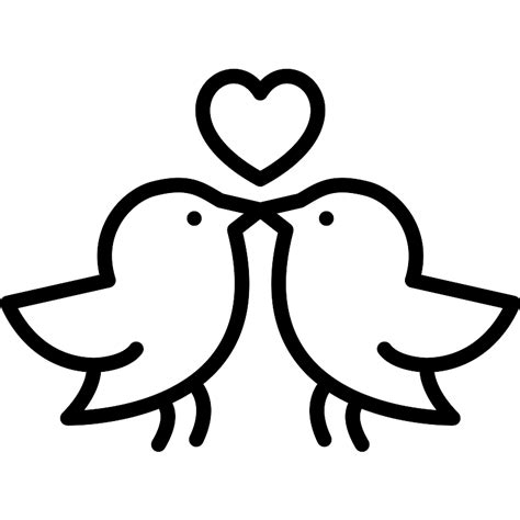 Love Birds Vector SVG Icon - SVG Repo