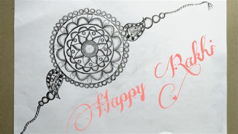 Raksha Bandhan Drawing || How to Draw Rakhi || Rakhi Special Drawing || Raksha Bandhan Draw Easy ...