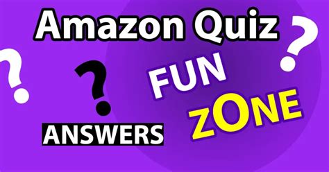 Amazon Quiz Answers - FunZone » Reveal That