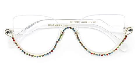 Moore Clear Cat Eye Modish Plastic Eyeglasses | Muukal.com