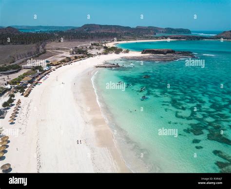 Indonesia, Lombok, Aerial view of beach Stock Photo - Alamy