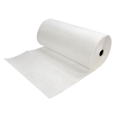 White Oil-Only Absorbent Rolls HW 32" x 150 ft Standard