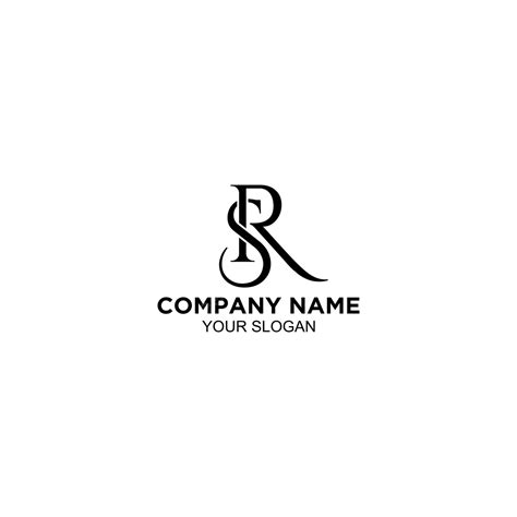 Monogram Sr Logo Design Vector Template Download on Pngtree