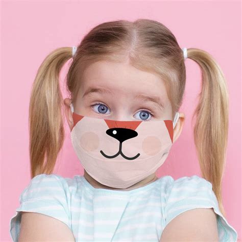 Childs Cute Fabric Face Mask By TheLittleBoysRoom | notonthehighstreet.com