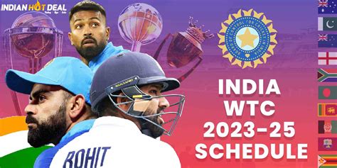 India WTC 2023-25 Schedule: Full List of Matches