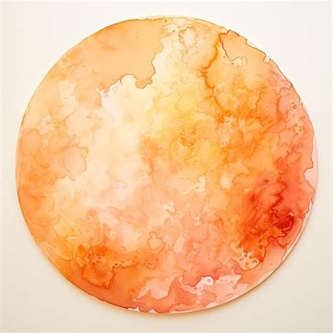 Premium AI Image | an orange color oil painting in white in the style ...