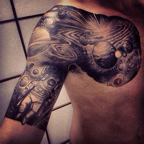 50 Earth Shattering Space Tattoos That Are Literally Out Of This World - TattooBlend