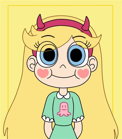 Star Butterfly is a cute smiley by Deaf-Machbot on DeviantArt