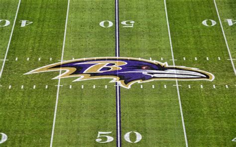 Download wallpapers Baltimore Ravens logo, NFL, MT Bank Stadium, football stadium, american ...