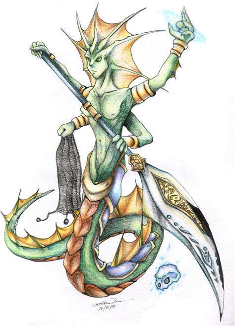 Naga Siren, Slithice by jan-michael9500 on DeviantArt