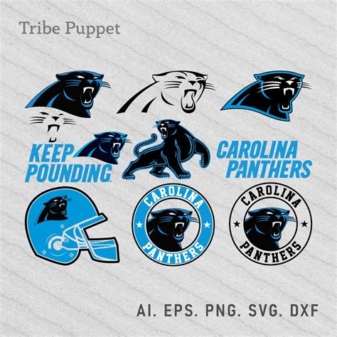 Carolina Panthers Logo Vector set - MasterBundles