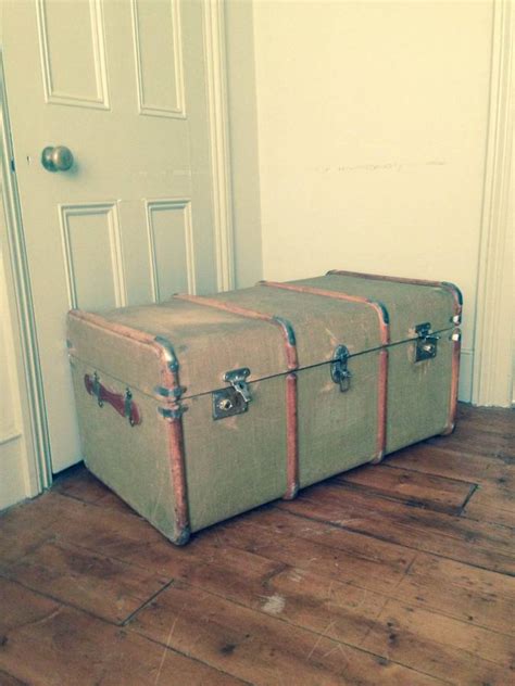 Vintage Storage Trunk By Blanche Dlys Designs