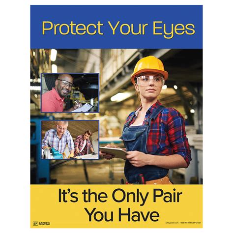 Safety Poster - Protect Your Eyes It's The Only Pair You Have - CS157092