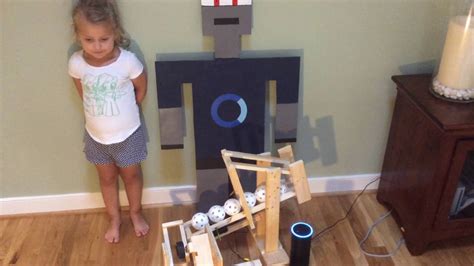 Alexa Skill controlling pitching machine - YouTube