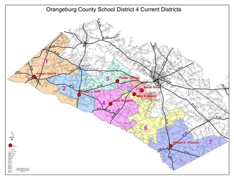 Orangeburg County School District Maps