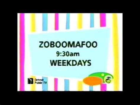 PBS Kids "WTVS: Home of Zoboomafoo" Ad 2001 - YouTube