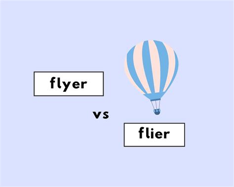 Is it Flyer or Flier? Which is Correct?