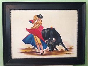 Matador And Bull Oil Painting at PaintingValley.com | Explore ...