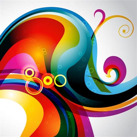 Download Vector - Colorful abstract shapes - Vectorpicker