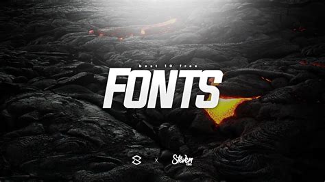 BEST FREE Fonts to Use for YouTube & Graphic Designers 2017! (Headers, Logos, Banners!) - YouTube