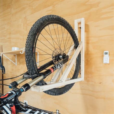 How To Build DIY Wall Mount Bike Rack That SWIVELS