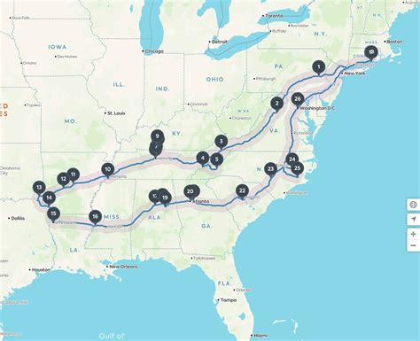 Printable Road Trip Maps