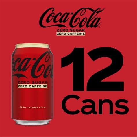 Coca-Cola® Zero Sugar Caffeine Free Soda Cans, 12 pk / 12 fl oz - Pick ‘n Save