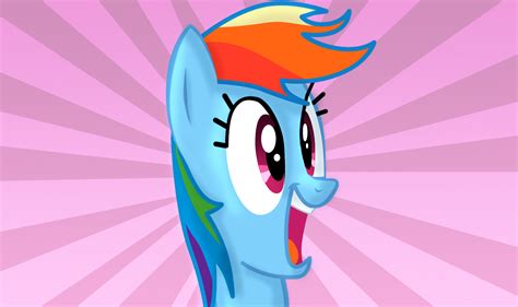 Rainbow Dash is excited by ikillyou121 on deviantART