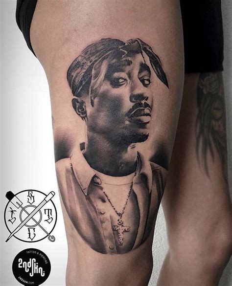 #tupac #tupacshakur #portraittattoo done by our resident artist **INKBACIO** @ 2nd Skin ...