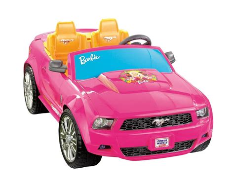 Amazon.com: Power Wheels Barbie Ford Mustang: Toys & Games