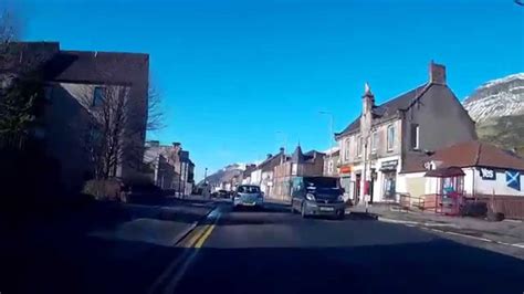 Morning Drive Through Alva Clackmannanshire Central Scotland - YouTube