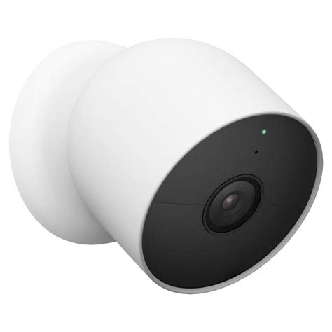 Google Indoor and Outdoor Wireless Smart Home Security Camera - Snow ...