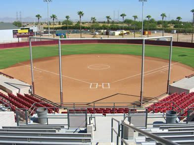 Alberta B. Farrington Softball Stadium | Softball, Stadium, Arizona state university