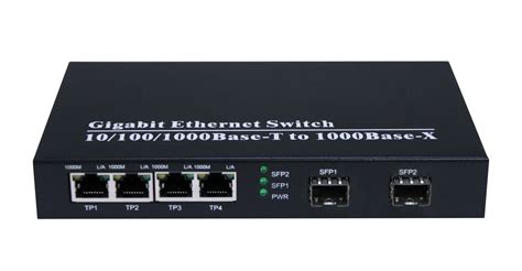 4 Port Gigabit Ethernet Switch And 2 Sfp Ports 1000m Fiber Optic Transceiver Switch - Buy Fiber ...