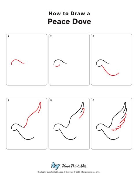 Learn how to draw a peace dove step by step. Download a printable version of this tutorial at ...