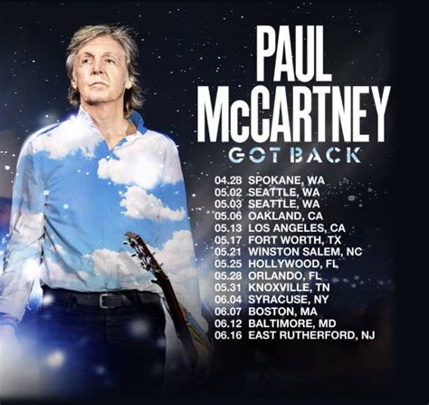 Paul McCartney Announces Got Back Tour