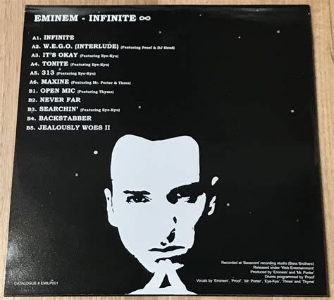 Eminem Infinite vinyl LP For Sale Online and in store Mont Albert North ...