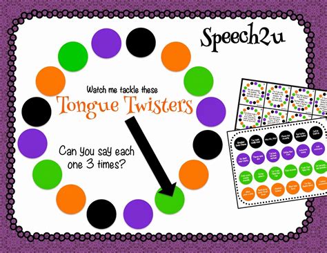 Speechie Freebies: Watch Me Tackle These Tongue Twisters FREEBIE ...