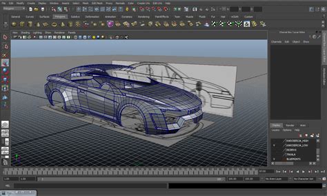 Mako Kit CAD Screenshot - Car Body Design