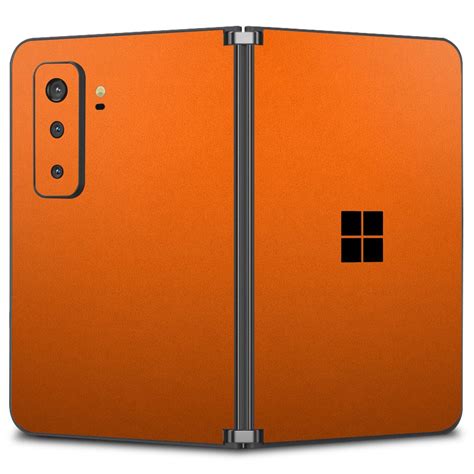 Microsoft Surface Duo 2 skins - Full Colour / Textured Matt Orange | Microsoft surface, Surface ...