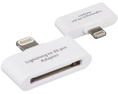 CHARGE IT 30 PIN TO LIGHTNING CHARGING ADAPTER FOR IPHONE 5/5S/5C/6/6S/PLUS IPAD