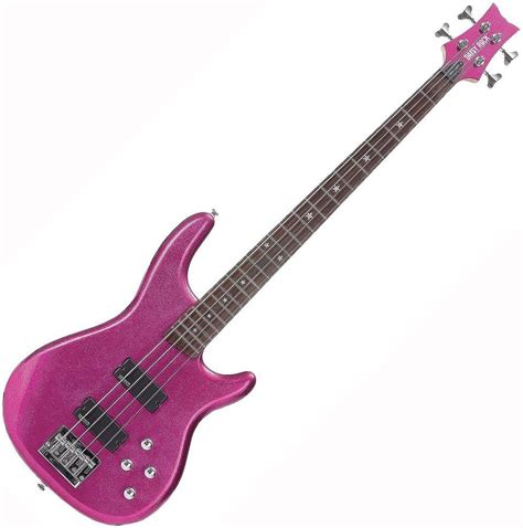 Amazon.com: Daisy Rock - Rock Candy Bass Guitar, Atomic Pink: Musical Instruments