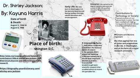 Dr. Shirley Jackson by Kayuna harris on Prezi