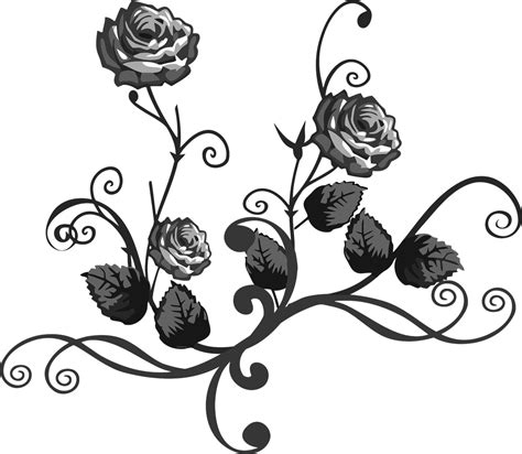 Rose Stencil Printable